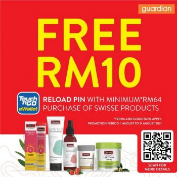 Guardian-Swisse-Products-FREE-RM10-TNG-eWallet-Credit-Promotion-350x350 - Beauty & Health Health Supplements Johor Kedah Kelantan Kuala Lumpur Melaka Negeri Sembilan Pahang Penang Perak Perlis Personal Care Promotions & Freebies Putrajaya Sabah Sarawak Selangor Terengganu 