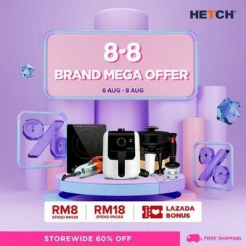 HETCH-8.8-Mega-Offer-350x350 - Electronics & Computers Home Appliances Johor Kedah Kelantan Kitchen Appliances Kuala Lumpur Melaka Negeri Sembilan Online Store Pahang Penang Perak Perlis Promotions & Freebies Putrajaya Sabah Sarawak Selangor Terengganu 