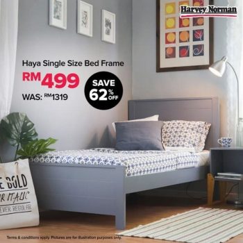 Harvey-Norman-HAYA-Single-Bed-Promo-350x350 - Beddings Furniture Home & Garden & Tools Johor Kedah Kelantan Kuala Lumpur Melaka Negeri Sembilan Online Store Pahang Penang Perak Perlis Promotions & Freebies Putrajaya Sabah Sarawak Selangor Terengganu 