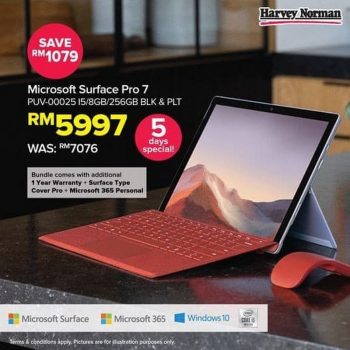 Harvey-Norman-Microsoft-Surface-Pro-7-Promo-1-350x350 - Electronics & Computers IT Gadgets Accessories Johor Kedah Kelantan Kuala Lumpur Laptop Melaka Negeri Sembilan Online Store Pahang Penang Perak Perlis Promotions & Freebies Putrajaya Sabah Sarawak Selangor Terengganu 