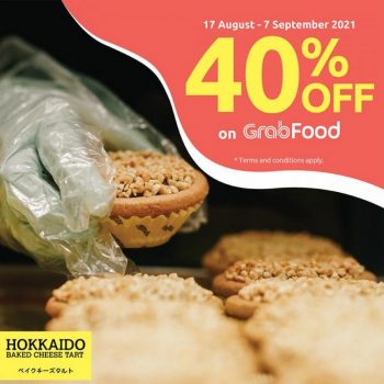 Hokkaido-Baked-Cheese-Tart-GrabFood-40-OFF-Promo-Code-Promotion-350x350 - Beverages Food , Restaurant & Pub Johor Kedah Kelantan Kuala Lumpur Melaka Negeri Sembilan Online Store Pahang Penang Perak Perlis Promotions & Freebies Putrajaya Sabah Sarawak Selangor Terengganu 