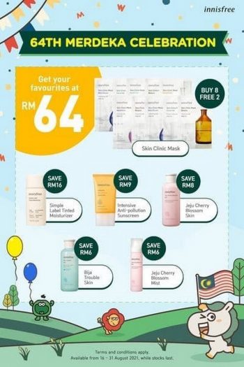 Innisfree-Merdeka-Promotion-350x525 - Beauty & Health Cosmetics Johor Kedah Kelantan Kuala Lumpur Melaka Negeri Sembilan Online Store Pahang Penang Perak Perlis Personal Care Promotions & Freebies Putrajaya Sabah Sarawak Selangor Skincare Terengganu 