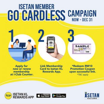 Isetan-Go-Cardless-Campaign-350x350 - Johor Kedah Kelantan Kuala Lumpur Melaka Negeri Sembilan Others Pahang Penang Perak Perlis Promotions & Freebies Putrajaya Sabah Sarawak Selangor Terengganu 