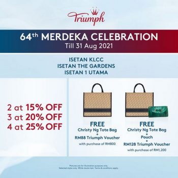 Isetan-Triumph-Merdeka-Special-350x350 - Fashion Accessories Fashion Lifestyle & Department Store Kuala Lumpur Lingerie Promotions & Freebies Selangor Supermarket & Hypermarket 