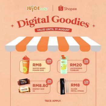 Juice-Works-Digital-Goodies-Promo-on-Shopee-350x350 - Beverages Food , Restaurant & Pub Johor Kedah Kelantan Kuala Lumpur Melaka Negeri Sembilan Online Store Pahang Penang Perak Perlis Promotions & Freebies Putrajaya Sabah Sarawak Selangor Terengganu 