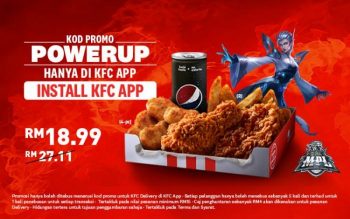 KFC-Delivery-POWERUP-at-RM18.99-Promotion-350x219 - Beverages Food , Restaurant & Pub Johor Kedah Kelantan Kuala Lumpur Melaka Negeri Sembilan Online Store Pahang Penang Perak Perlis Promotions & Freebies Putrajaya Sabah Sarawak Selangor Terengganu 