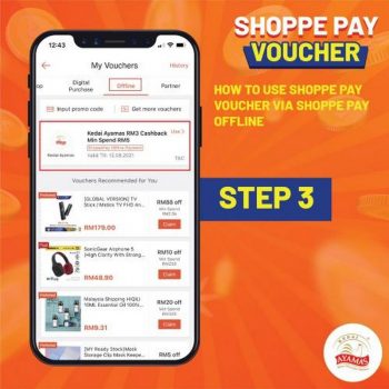 Kedai-Ayamas-ShopeePay-RM3-Cashback-Voucher-Promotion-3-350x350 - Beverages Food , Restaurant & Pub Johor Kedah Kelantan Kuala Lumpur Melaka Negeri Sembilan Pahang Penang Perak Perlis Promotions & Freebies Putrajaya Sabah Sarawak Selangor Terengganu 