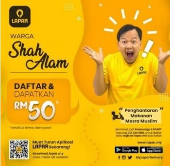 Lapar-Free-RM50-Voucher-350x341 - Johor Kedah Kelantan Kuala Lumpur Melaka Negeri Sembilan Online Store Others Pahang Penang Perak Perlis Promotions & Freebies Putrajaya Sabah Sarawak Selangor Terengganu 