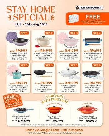 Le-Creuset-Stay-Home-Special-1-350x438 - Home & Garden & Tools Johor Kedah Kelantan Kitchenware Kuala Lumpur Melaka Negeri Sembilan Pahang Penang Perak Perlis Promotions & Freebies Putrajaya Sabah Sarawak Selangor Terengganu 