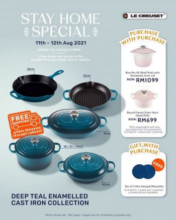 Le-Creuset-Stay-Home-Special-350x438 - Home & Garden & Tools Johor Kedah Kelantan Kitchenware Kuala Lumpur Melaka Negeri Sembilan Online Store Pahang Penang Perak Perlis Promotions & Freebies Putrajaya Sabah Sarawak Selangor Terengganu 