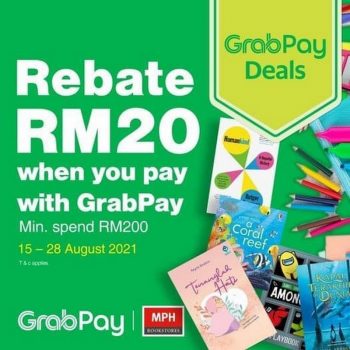 MPH-Bookstores-GrabPay-Deals-350x350 - Books & Magazines Johor Kedah Kelantan Kuala Lumpur Melaka Negeri Sembilan Online Store Pahang Penang Perak Perlis Promotions & Freebies Putrajaya Sabah Sarawak Selangor Stationery Terengganu 