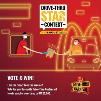 McDonalds-Drive-Thru-Star-Contest-350x350 - Beverages Events & Fairs Fast Food Food , Restaurant & Pub Johor Kedah Kelantan Kuala Lumpur Melaka Negeri Sembilan Pahang Penang Perak Perlis Putrajaya Sabah Sarawak Selangor Terengganu 