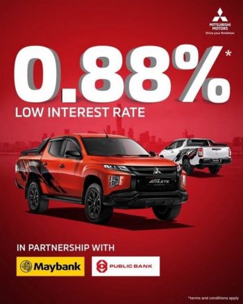 Mitsubishi-Motors-0.88-low-interest-rate-Promo-350x438 - Automotive Johor Kedah Kelantan Kuala Lumpur Melaka Negeri Sembilan Online Store Pahang Penang Perak Perlis Promotions & Freebies Putrajaya Sabah Sarawak Selangor Terengganu 