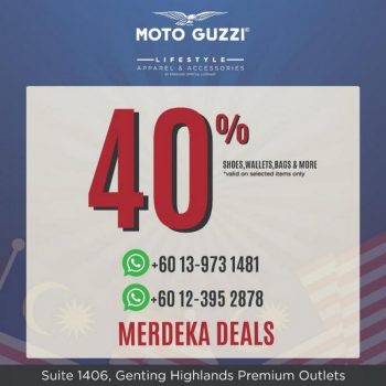 Moto-Guzzi-Merdeka-Sale-at-Genting-Highlands-Premium-Outlets-350x350 - Apparels Fashion Lifestyle & Department Store Malaysia Sales Pahang 