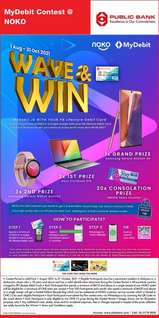 NOKO-Wave-Win-Contest-with-Public-Bank-312x625 - Bank & Finance Events & Fairs Johor Kedah Kelantan Kuala Lumpur Melaka Negeri Sembilan Online Store Pahang Penang Perak Perlis Public Bank Putrajaya Sabah Sarawak Selangor Terengganu 