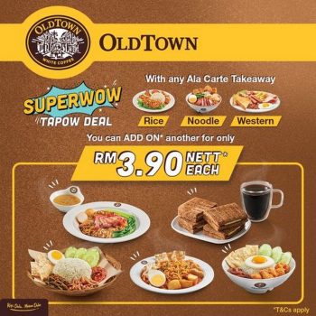 OLDTOWN-White-Coffee-Tapow-Deal-350x350 - Beverages Food , Restaurant & Pub Johor Kedah Kelantan Kuala Lumpur Melaka Negeri Sembilan Pahang Penang Perak Perlis Promotions & Freebies Putrajaya Sabah Sarawak Selangor Terengganu 