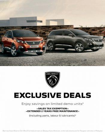 Peugeot-Exclusive-Deal-2-350x438 - Automotive Johor Kedah Kelantan Kuala Lumpur Melaka Negeri Sembilan Online Store Pahang Penang Perak Perlis Promotions & Freebies Putrajaya Sabah Sarawak Selangor Terengganu 