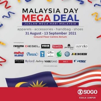 SOGO-Malaysia-Day-Mega-Deal-Sale-350x350 - Kuala Lumpur Malaysia Sales Selangor Supermarket & Hypermarket 