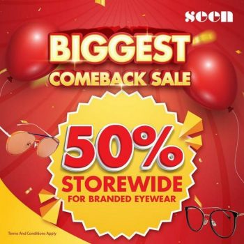 Seen-Biggest-Comeback-Sale-50-OFF-at-Johor-Premium-Outlets-350x350 - Eyewear Fashion Lifestyle & Department Store Johor Malaysia Sales Others 