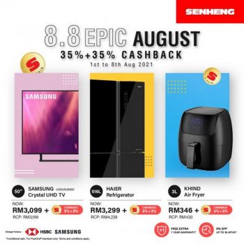 Senheng-Online-8.8-Epic-August-Sale-350x350 - Electronics & Computers Home Appliances Johor Kedah Kelantan Kitchen Appliances Kuala Lumpur Malaysia Sales Melaka Negeri Sembilan Online Store Pahang Penang Perak Perlis Putrajaya Sabah Sarawak Selangor Terengganu 