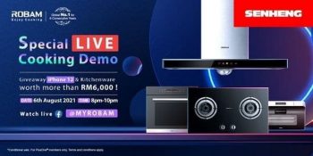 Senheng-ROBAMs-Special-Live-Cooking-Demo-350x175 - Electronics & Computers Events & Fairs Home Appliances Johor Kedah Kelantan Kitchen Appliances Kuala Lumpur Melaka Negeri Sembilan Online Store Pahang Penang Perak Perlis Putrajaya Sabah Sarawak Selangor Terengganu 