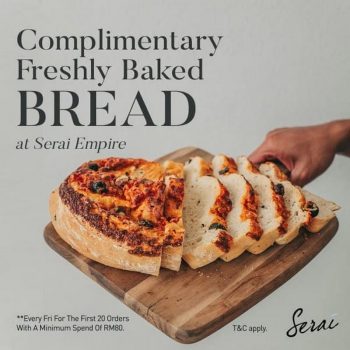 Serai-Free-Fresh-Bread-Promo-350x350 - Beverages Food , Restaurant & Pub Promotions & Freebies Selangor 