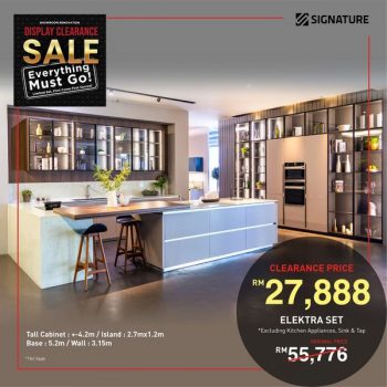 Signature-Kitchen-Display-Clearance-Sa-350x350 - Home & Garden & Tools Johor Kedah Kelantan Kuala Lumpur Melaka Negeri Sembilan Online Store Pahang Penang Perak Perlis Putrajaya Sabah Sarawak Selangor Terengganu Warehouse Sale & Clearance in Malaysia 