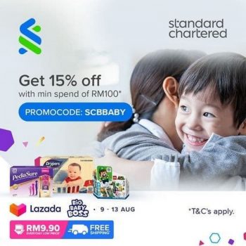 Standard-Chartered-Lazada-Promo-350x350 - Baby & Kids & Toys Babycare Bank & Finance Johor Kedah Kelantan Kuala Lumpur Melaka Negeri Sembilan Pahang Penang Perak Perlis Promotions & Freebies Putrajaya Sabah Sarawak Selangor Standard Chartered Bank Terengganu 