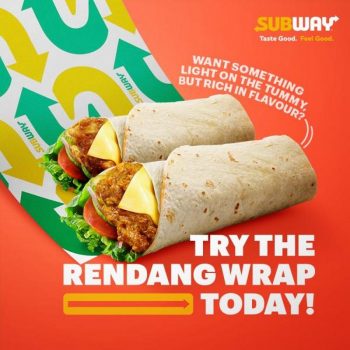 Subway-Rendang-Wrap-Promo-350x350 - Beverages Food , Restaurant & Pub Johor Kedah Kelantan Kuala Lumpur Melaka Negeri Sembilan Pahang Penang Perak Perlis Promotions & Freebies Putrajaya Sabah Sarawak Selangor Terengganu 