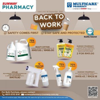 Sunway-Pharmacy-Back-to-Work-Promo-350x350 - Beauty & Health Health Supplements Johor Kedah Kelantan Kuala Lumpur Melaka Negeri Sembilan Pahang Penang Perak Perlis Personal Care Promotions & Freebies Putrajaya Sabah Sarawak Selangor Terengganu 