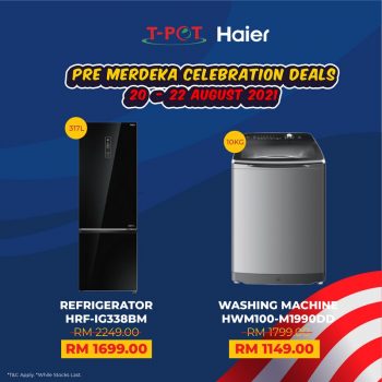 T-Pot-Haier-Merdeka-Promo-6-350x350 - Electronics & Computers Home Appliances Johor Kedah Kelantan Kitchen Appliances Kuala Lumpur Melaka Negeri Sembilan Pahang Penang Perak Perlis Promotions & Freebies Putrajaya Sabah Sarawak Selangor Terengganu 