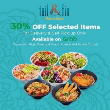 Tail-Fin-30-off-Promo-on-GrabFood-350x350 - Beverages Food , Restaurant & Pub Kuala Lumpur Online Store Promotions & Freebies Selangor 