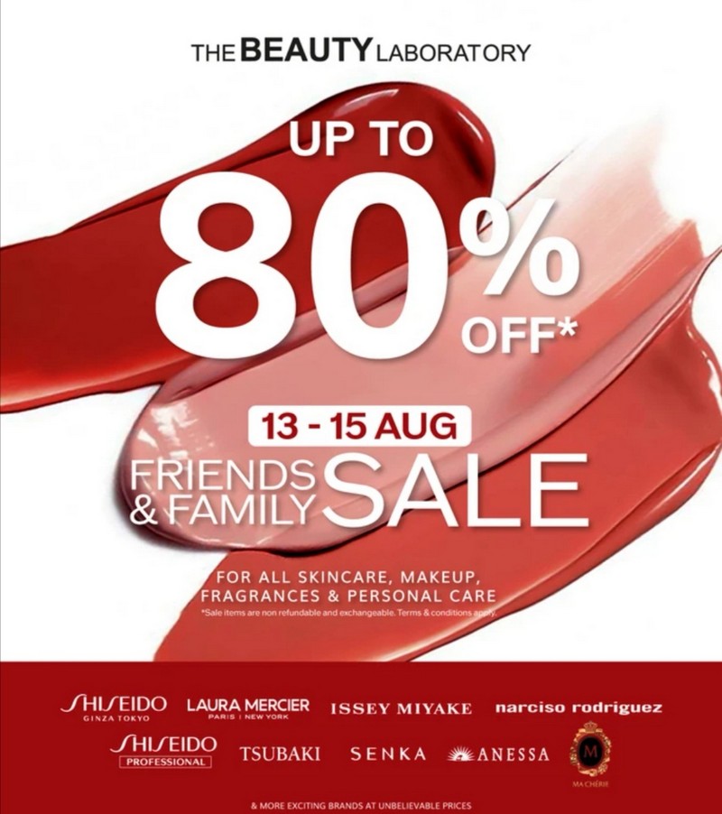 1315 Aug 2021 The Beauty Laboratory Online Friends & Family Warehouse