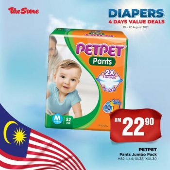 The-Store-Diapers-4-Days-Value-Deals-Promotion-2-350x350 - Baby & Kids & Toys Diapers Johor Kedah Kelantan Kuala Lumpur Melaka Negeri Sembilan Pahang Penang Perak Perlis Promotions & Freebies Putrajaya Sabah Sarawak Selangor Supermarket & Hypermarket Terengganu 