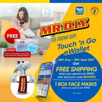 Touch-n-Go-eWallet-MR-DIY-Mini-Program-Launch-Promotion-350x350 - Johor Kedah Kelantan Kuala Lumpur Melaka Negeri Sembilan Online Store Others Pahang Penang Perak Perlis Promotions & Freebies Putrajaya Sabah Sarawak Selangor Terengganu 