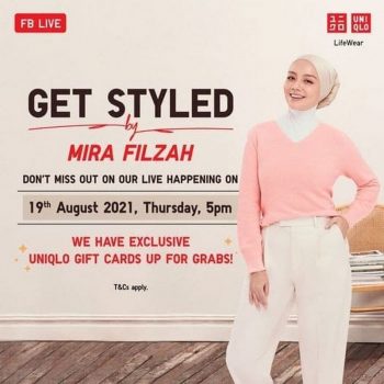 UNIQLO-Special-Live-Session-with-Mira-Filzah-350x350 - Apparels Events & Fairs Fashion Accessories Fashion Lifestyle & Department Store Johor Kedah Kelantan Kuala Lumpur Melaka Negeri Sembilan Online Store Pahang Penang Perak Perlis Putrajaya Sabah Sarawak Selangor Terengganu 