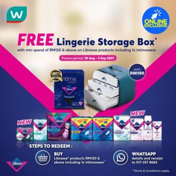 Watsons-Online-Libresse-Promotion-350x350 - Beauty & Health Johor Kedah Kelantan Kuala Lumpur Melaka Negeri Sembilan Online Store Pahang Penang Perak Perlis Personal Care Promotions & Freebies Putrajaya Sabah Sarawak Selangor Terengganu 