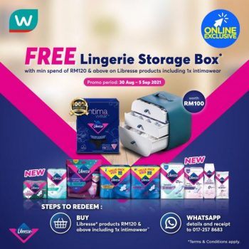 Watsons-Online-Libresse-Promotion-350x350 - Beauty & Health Johor Kedah Kelantan Kuala Lumpur Melaka Negeri Sembilan Online Store Pahang Penang Perak Perlis Personal Care Promotions & Freebies Putrajaya Sabah Sarawak Selangor Terengganu 