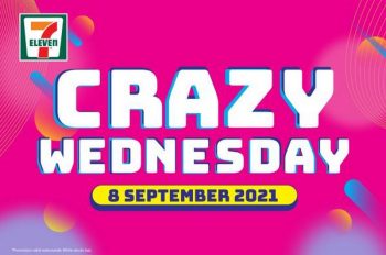 7-Eleven-Crazy-Wednesday-Promotion-350x232 - Johor Kedah Kelantan Kuala Lumpur Melaka Negeri Sembilan Pahang Penang Perak Perlis Promotions & Freebies Putrajaya Sabah Sarawak Selangor Supermarket & Hypermarket Terengganu 