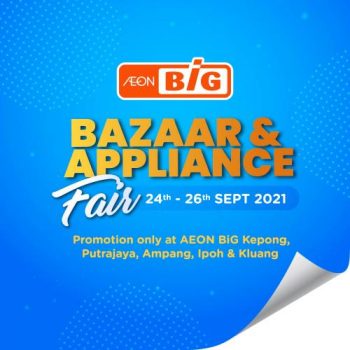 AEON-BiG-Bazaar-Appliance-Fair-Promotion-350x350 - Electronics & Computers Home Appliances Johor Kedah Kelantan Kitchen Appliances Kuala Lumpur Melaka Negeri Sembilan Pahang Penang Perak Perlis Promotions & Freebies Putrajaya Sabah Sarawak Selangor Supermarket & Hypermarket Terengganu 