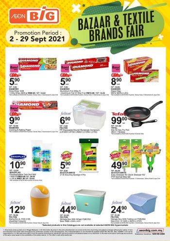 AEON-BiG-Bazaar-Textile-Brands-Fair-Promotion-350x495 - Johor Kedah Kelantan Kuala Lumpur Melaka Negeri Sembilan Pahang Penang Perak Perlis Promotions & Freebies Putrajaya Sabah Sarawak Selangor Supermarket & Hypermarket Terengganu 