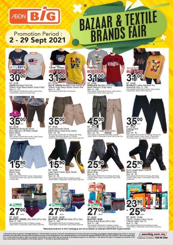 AEON-BiG-Bazaar-Textile-Brands-Fair-Promotion-4-350x495 - Johor Kedah Kelantan Kuala Lumpur Melaka Negeri Sembilan Pahang Penang Perak Perlis Promotions & Freebies Putrajaya Sabah Sarawak Selangor Supermarket & Hypermarket Terengganu 