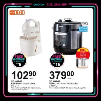 AEON-BiG-Electrical-Appliances-Promotion-1-1-350x350 - Electronics & Computers Home Appliances Johor Kedah Kelantan Kitchen Appliances Kuala Lumpur Melaka Negeri Sembilan Pahang Penang Perak Perlis Promotions & Freebies Putrajaya Sabah Sarawak Selangor Supermarket & Hypermarket Terengganu 