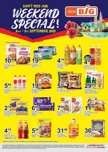 AEON-BiG-Weekend-Promotion-350x494 - Johor Kedah Kelantan Kuala Lumpur Melaka Negeri Sembilan Pahang Penang Perak Perlis Promotions & Freebies Putrajaya Sabah Sarawak Selangor Supermarket & Hypermarket Terengganu 