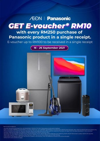 AEON-Panasonic-FREE-E-Voucher-Promotion-1-350x495 - Electronics & Computers Home Appliances Johor Kedah Kelantan Kitchen Appliances Kuala Lumpur Melaka Negeri Sembilan Pahang Penang Perak Perlis Promotions & Freebies Putrajaya Sabah Sarawak Selangor Supermarket & Hypermarket Terengganu 