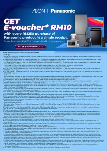 AEON-Panasonic-FREE-E-Voucher-Promotion-2-350x495 - Electronics & Computers Home Appliances Johor Kedah Kelantan Kitchen Appliances Kuala Lumpur Melaka Negeri Sembilan Pahang Penang Perak Perlis Promotions & Freebies Putrajaya Sabah Sarawak Selangor Supermarket & Hypermarket Terengganu 