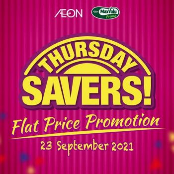 AEON-Supermarket-Thursday-Savers-Promotion-350x350 - Johor Kedah Kelantan Kuala Lumpur Melaka Negeri Sembilan Pahang Penang Perak Perlis Promotions & Freebies Putrajaya Sabah Sarawak Selangor Supermarket & Hypermarket Terengganu 