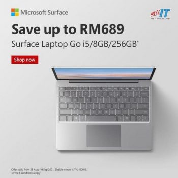 All-It-Hypermarket-Surface-Laptop-Go-Promo-350x350 - Electronics & Computers IT Gadgets Accessories Johor Kedah Kelantan Kuala Lumpur Laptop Melaka Negeri Sembilan Online Store Pahang Penang Perak Perlis Promotions & Freebies Putrajaya Sabah Sarawak Selangor Terengganu 