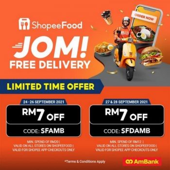 AmBank-ShopeeFood-Promo-350x350 - AmBank Bank & Finance Beverages Food , Restaurant & Pub Johor Kedah Kelantan Kuala Lumpur Melaka Negeri Sembilan Online Store Pahang Penang Perak Perlis Promotions & Freebies Putrajaya Sabah Sarawak Selangor Terengganu 