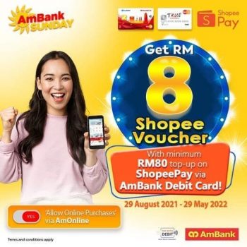 AmBank-ShopeePay-Promo-350x350 - AmBank Bank & Finance Johor Kedah Kelantan Kuala Lumpur Melaka Negeri Sembilan Online Store Pahang Penang Perak Perlis Promotions & Freebies Putrajaya Sabah Sarawak Selangor Terengganu 